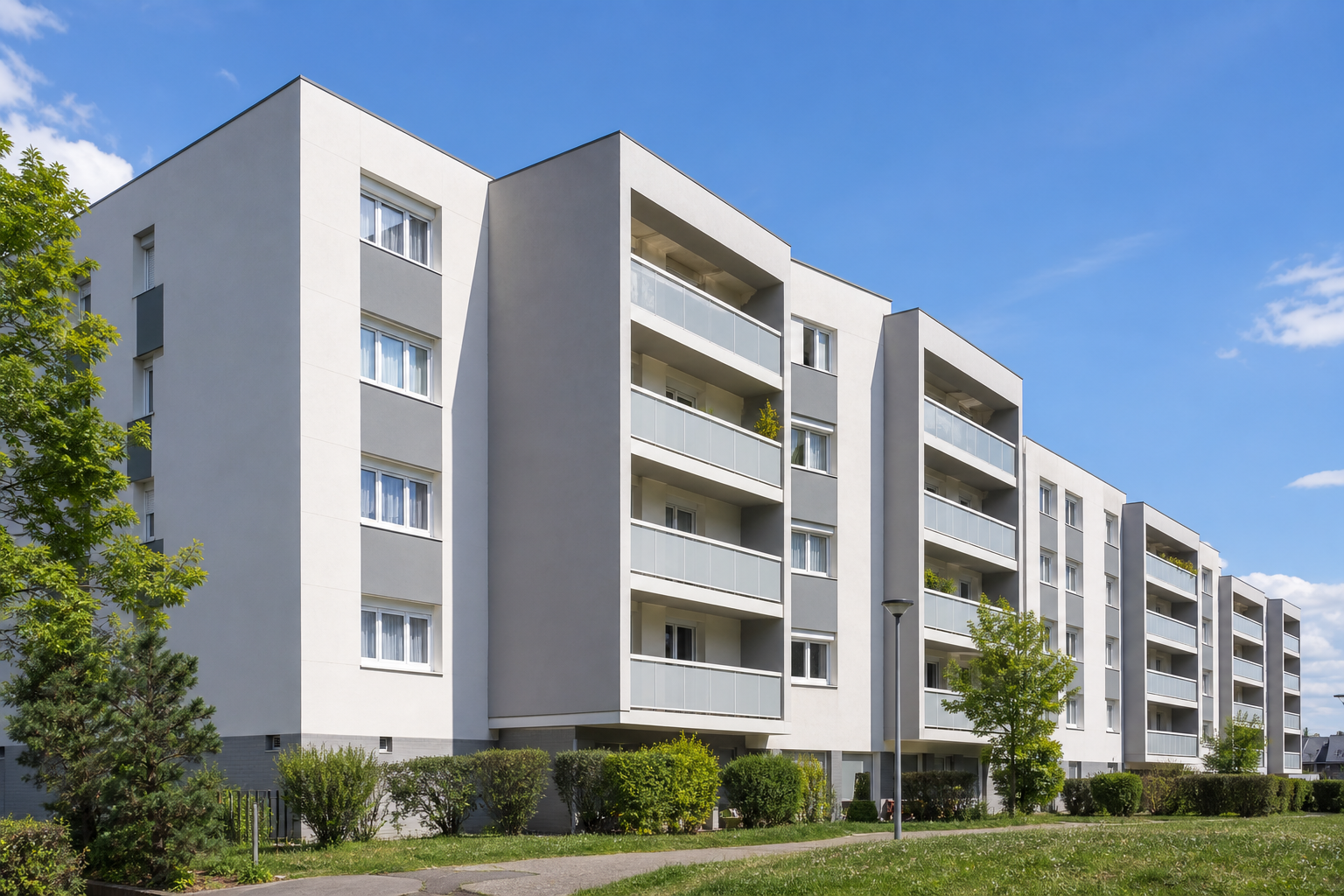 Immeuble rénové après AMO MaPrimeRénov' — Résidence Michelet, Clermont-Ferrand