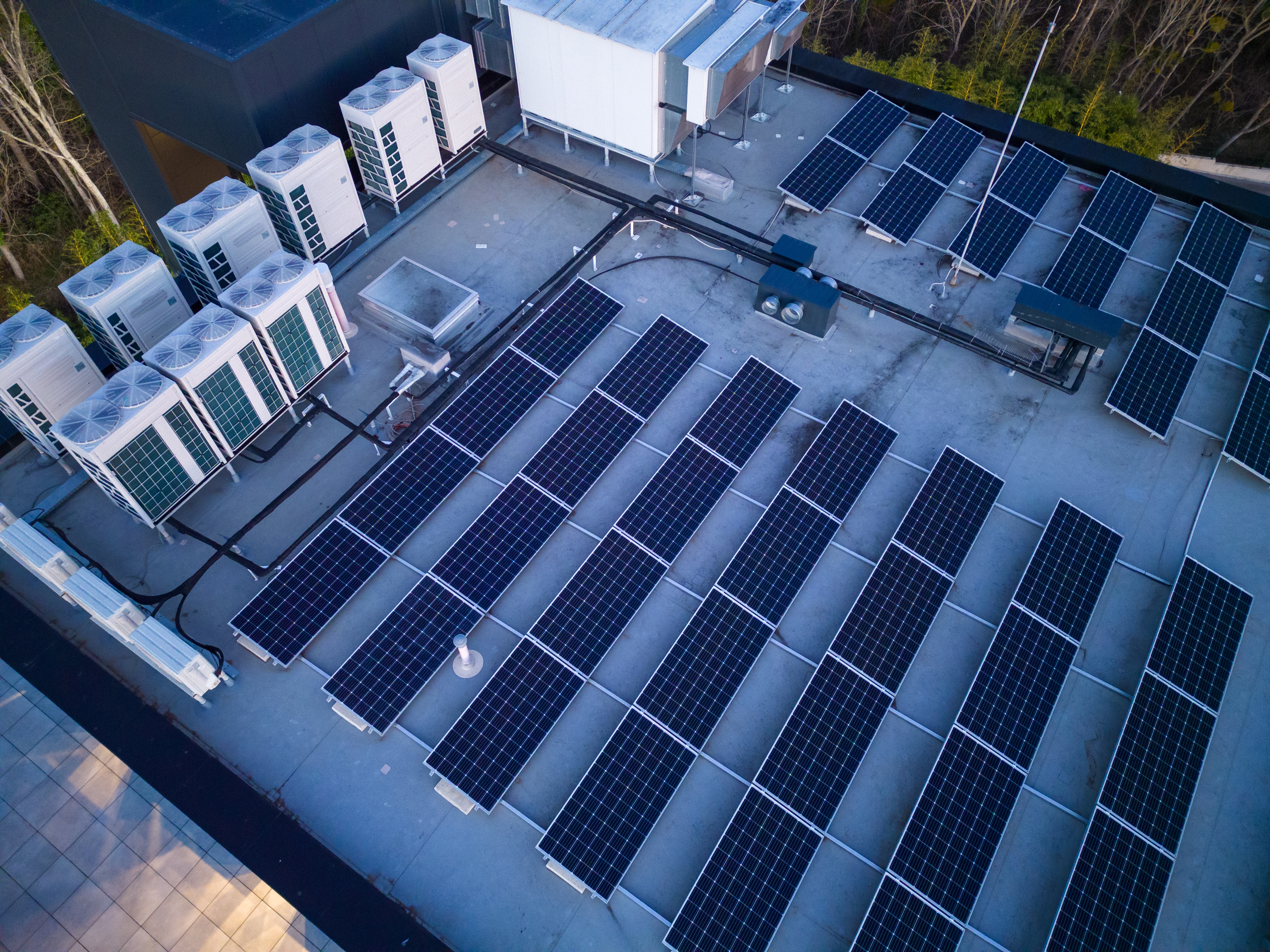 Gros plan sur une cellule photovoltaïque Qcells haut rendement